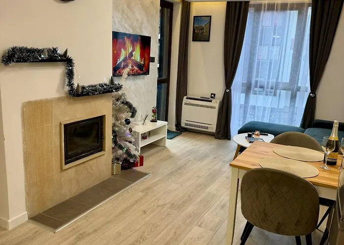 Апартамент Pirin Cozy Escape 8 Min Walk From Lift - Private Grand 1 *